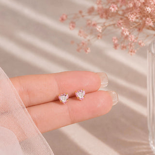 Aretes Lovely Pink Gold