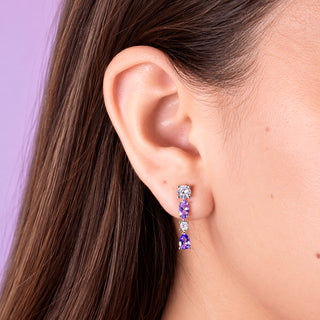 Aretes Lavander Glam