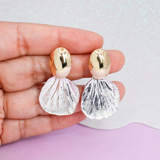 Aretes Shell Brillante