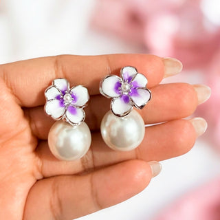 Aretes Lily con Perla