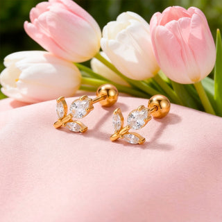 Aretes Mini Floral Tulip