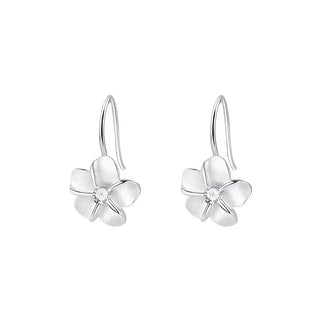 Arete Flor Silver