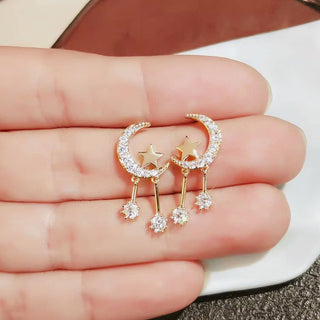 Aretes Luna Cósmica