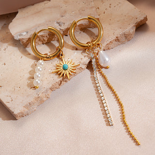 Huggies Asimétricos Star & Pearls