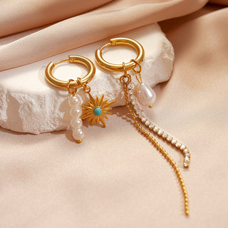 Huggies Asimétricos Star & Pearls