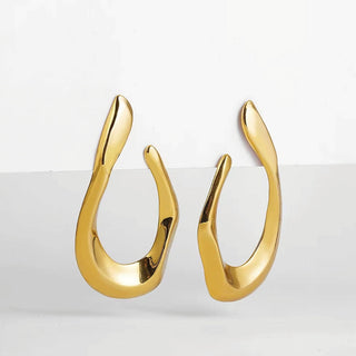 Aretes Infinity Gold Acero