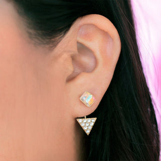 Aretes Cubo Tornasol