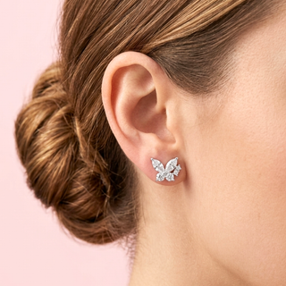 Aretes Shiny Mariposa