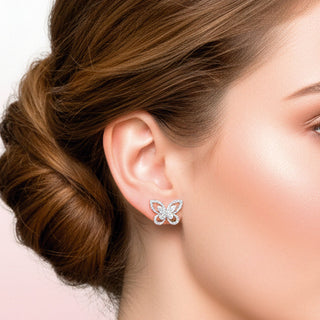 Aretes  Silver Wings