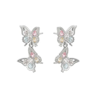Aretes Butterflies Multicolor