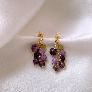 Aretes Uvas Colgantes