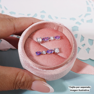 Aretes Lavander Glam