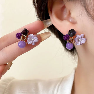 Aretes Flor Lilya