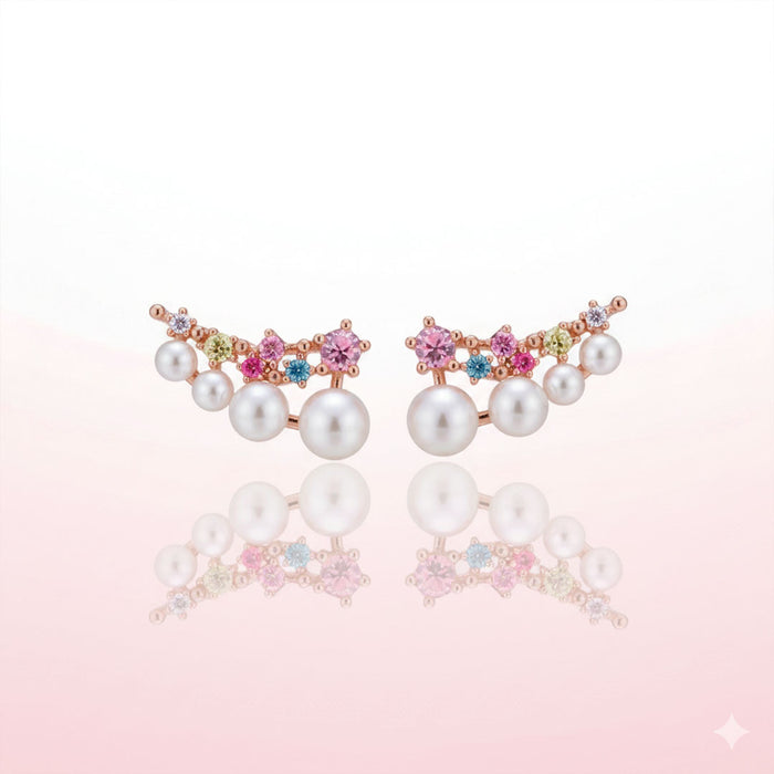 Aretes Colorful Rose