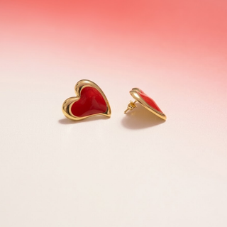 Aretes Red Heart