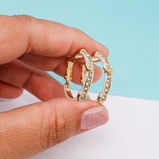 Arracadas White Zirconias