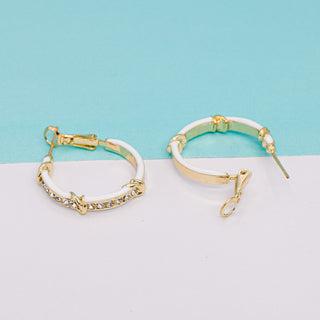 Arracadas White Zirconias