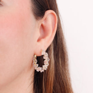 Arracadas Cristal Rombo