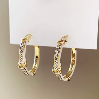 Arracadas White Zirconias