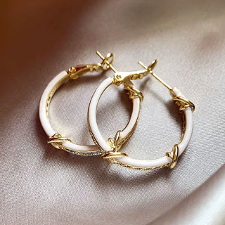 Arracadas White Zirconias