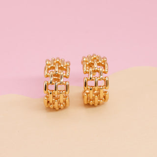 Arracadas Eslabones Gold