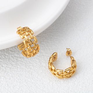 Arracadas Eslabones Gold