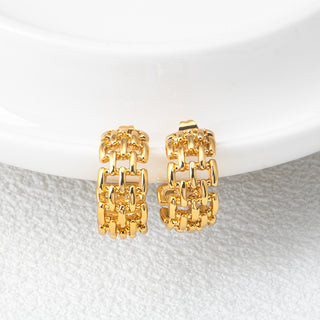 Arracadas Eslabones Gold