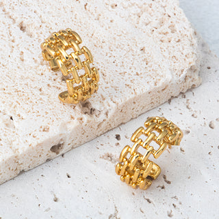 Arracadas Eslabones Gold