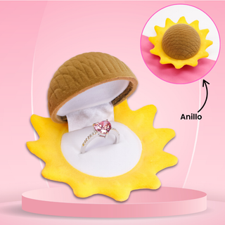 Cajita de Regalo para Anillo Girasol