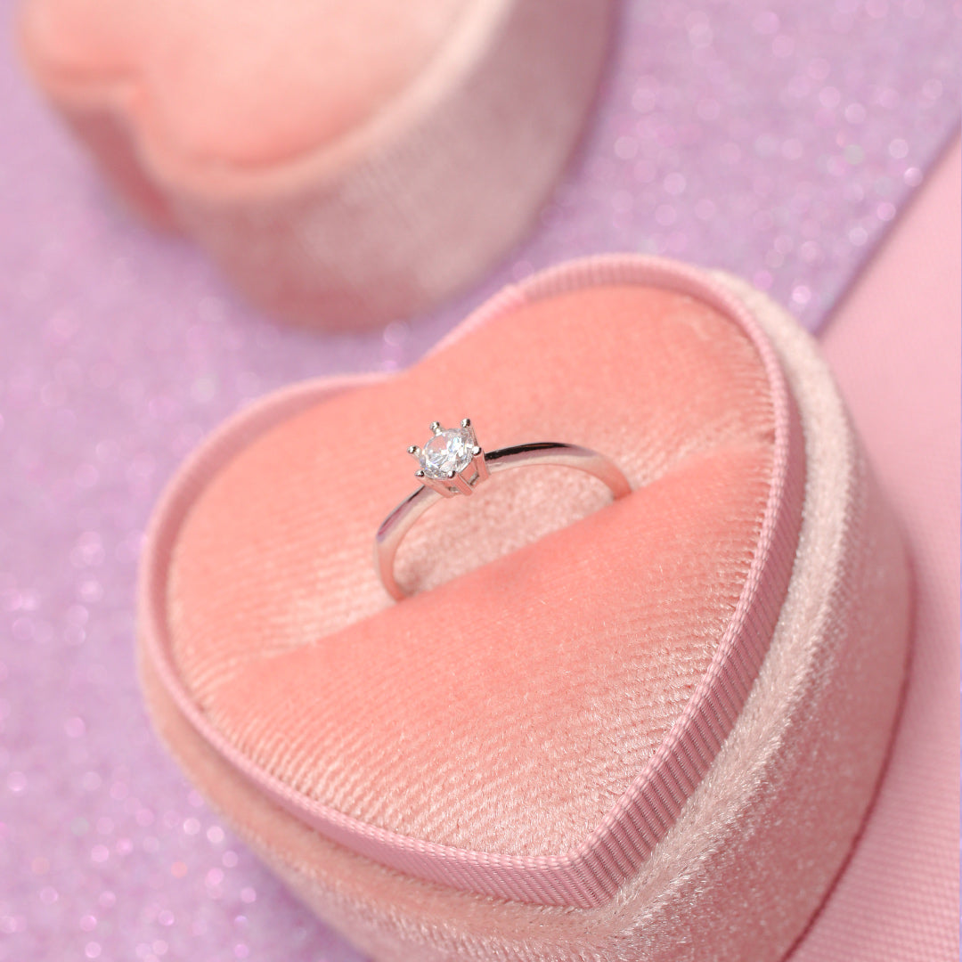Cajita de Regalo Anillo Y Aretes Chicos Pink Heart – Pitaya Joyería
