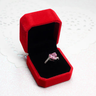 Cajita de Regalo Red Wine Anillo o Aretes Chicos