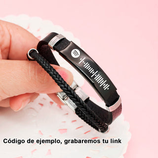 Pulsera Nexus Negra Personalizada para Hombre