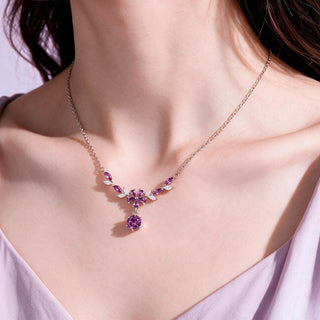 Collar Violeta Silver
