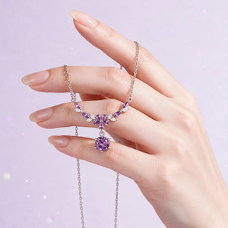 Collar Violeta Silver