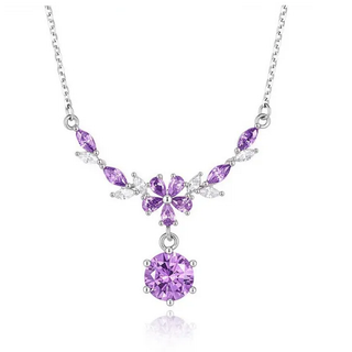 Collar Violeta Silver