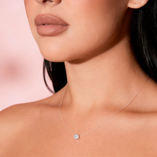 Collar Clear Crystal Plata S925