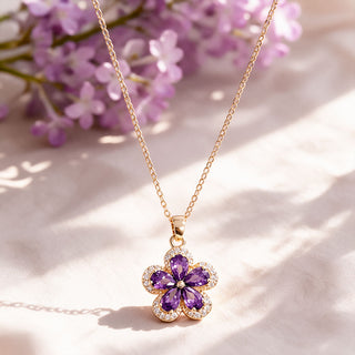 Collar Amethyst Bloom
