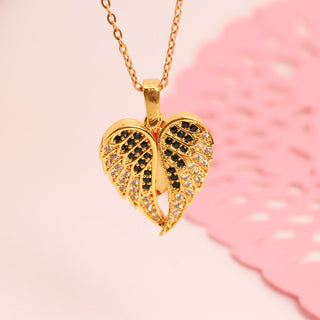 Collar Alas de Amor Personalizado