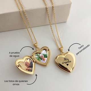 Relicario Love Personalizado Foto a Color