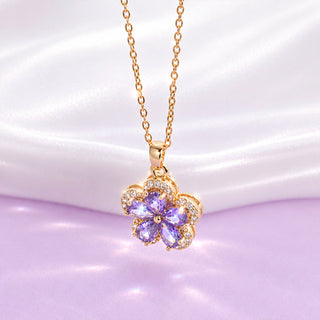 Collar Amethyst Bloom
