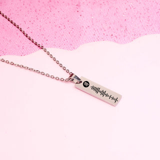 Collar Placa Vertical Personalizado