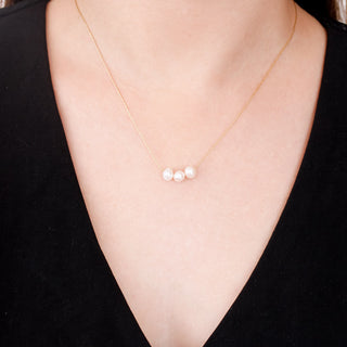 Collar Trio de Perlas