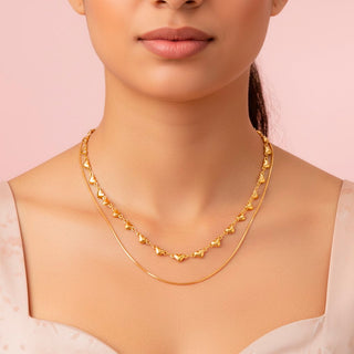 Collar Doble Corazones