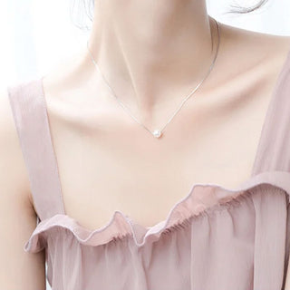 Collar Perla Minimal Plata 925