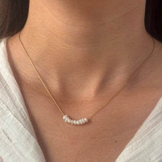 Collar White Pearls
