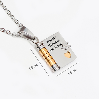 Collar Libro Personalizado