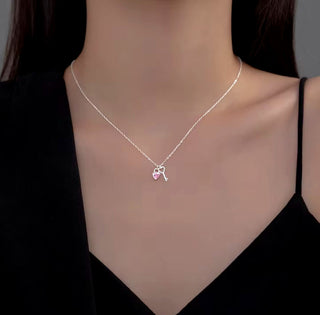 Collar Llave y Corazón Plata925