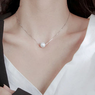 Collar Perla Minimal Plata 925
