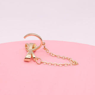 Earcuff Moño Dorado