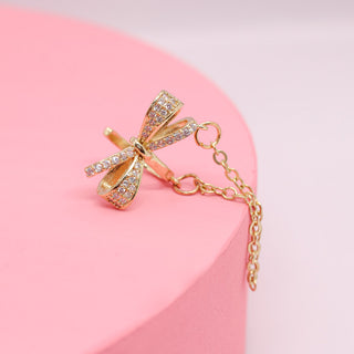 Earcuff Moño Dorado